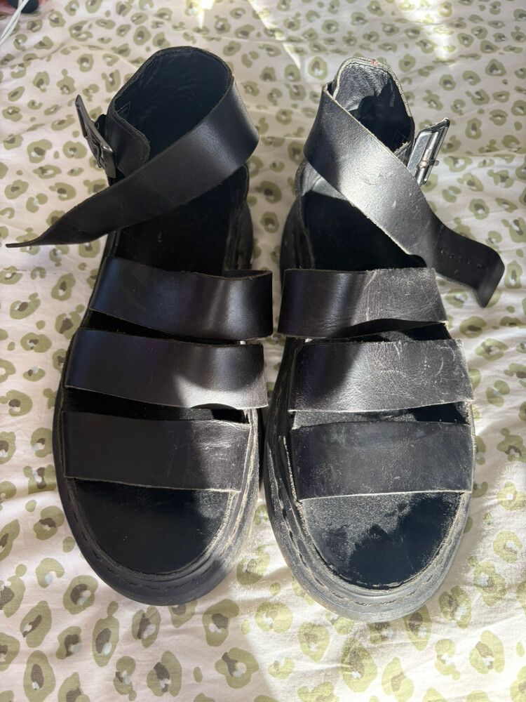 Dr. Martens Black Sandals