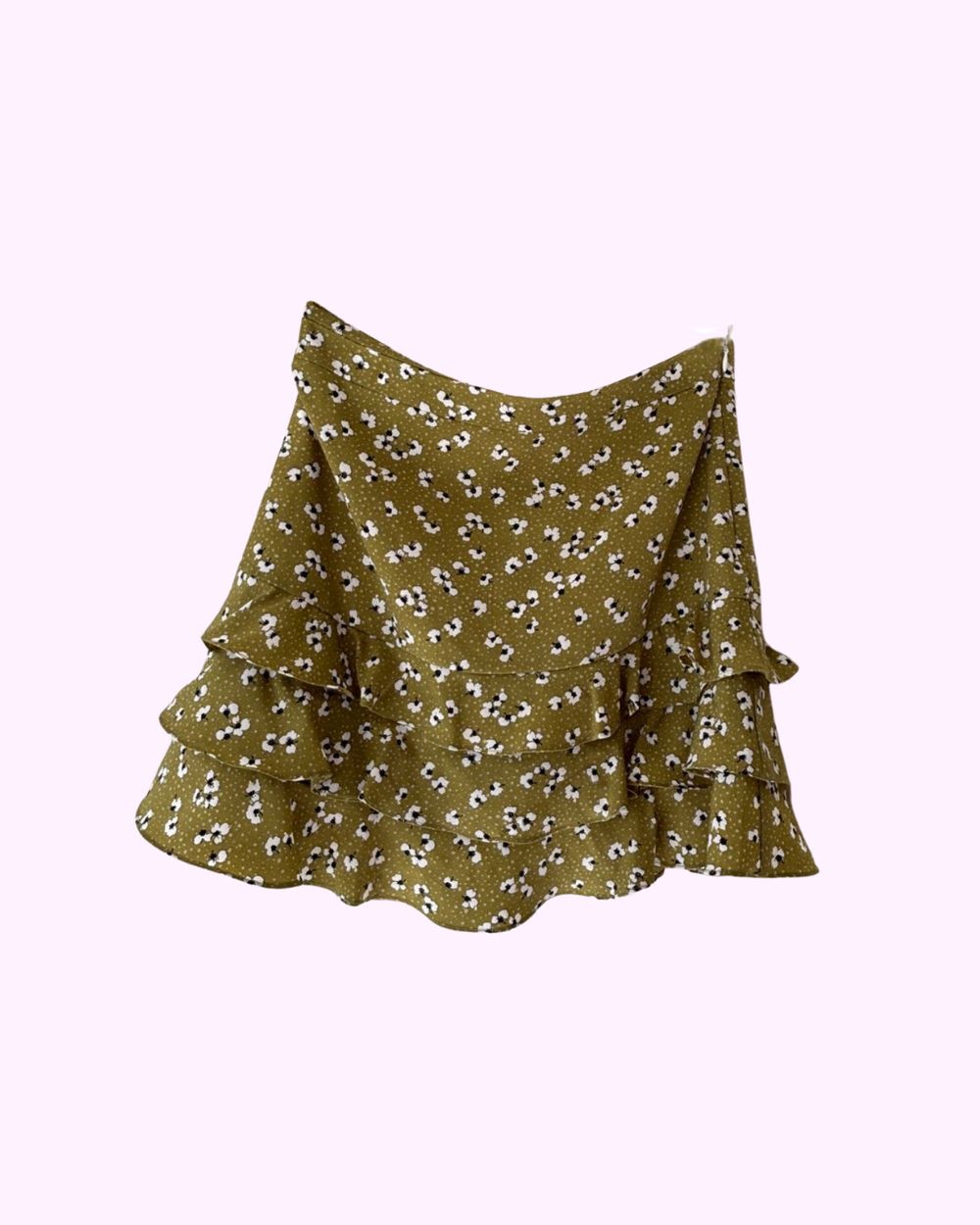 Seeking Lola Floral Ruffle Skirt