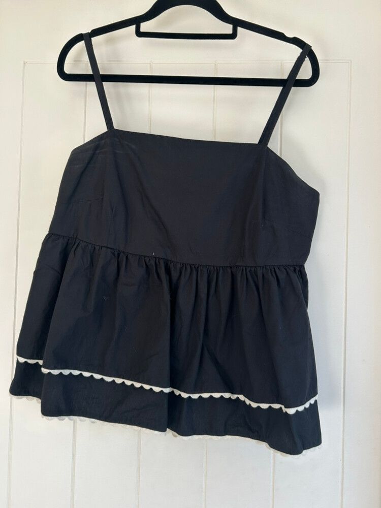 Ivy + Ia Black Tiered Mini Dress
