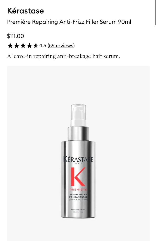 Kerastase Serum Filler Hair