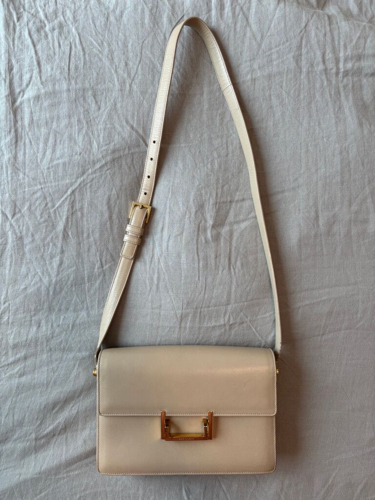 Saint Laurent Beige Shoulder Bag