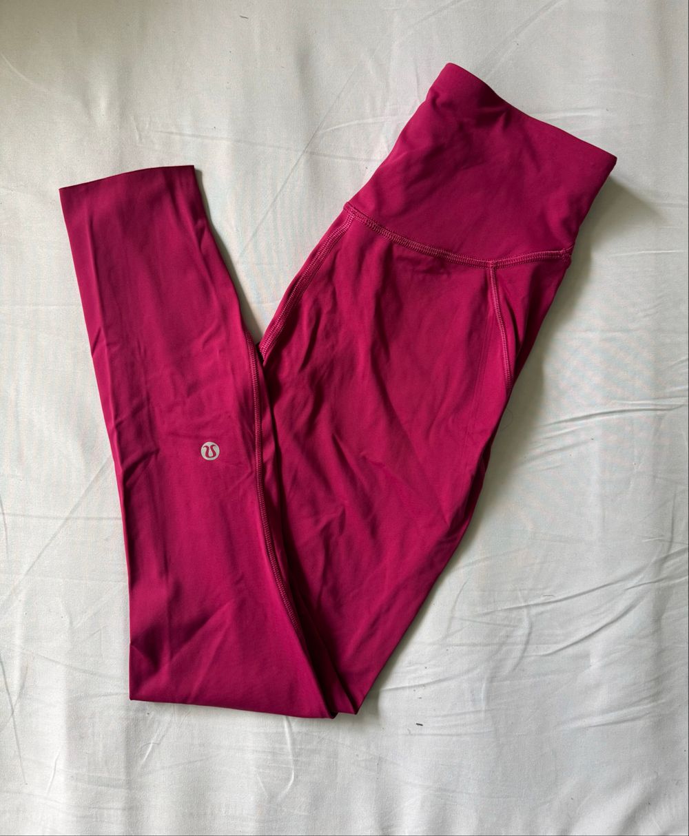 Lululemon Pink High Waisted Leggings