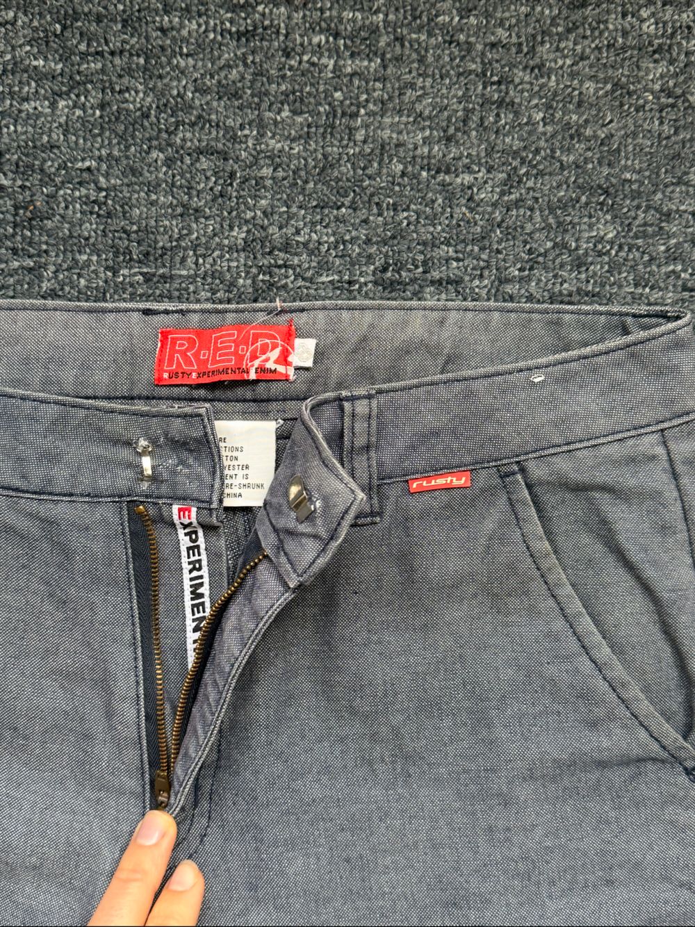Rusty Grey Flared Pants