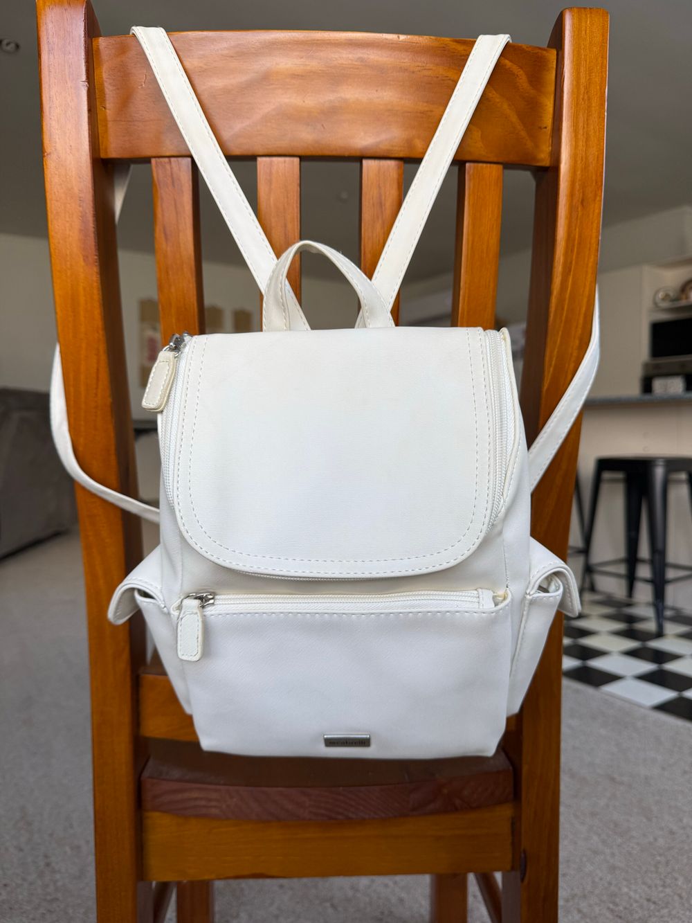 Cabrelli White Backpack