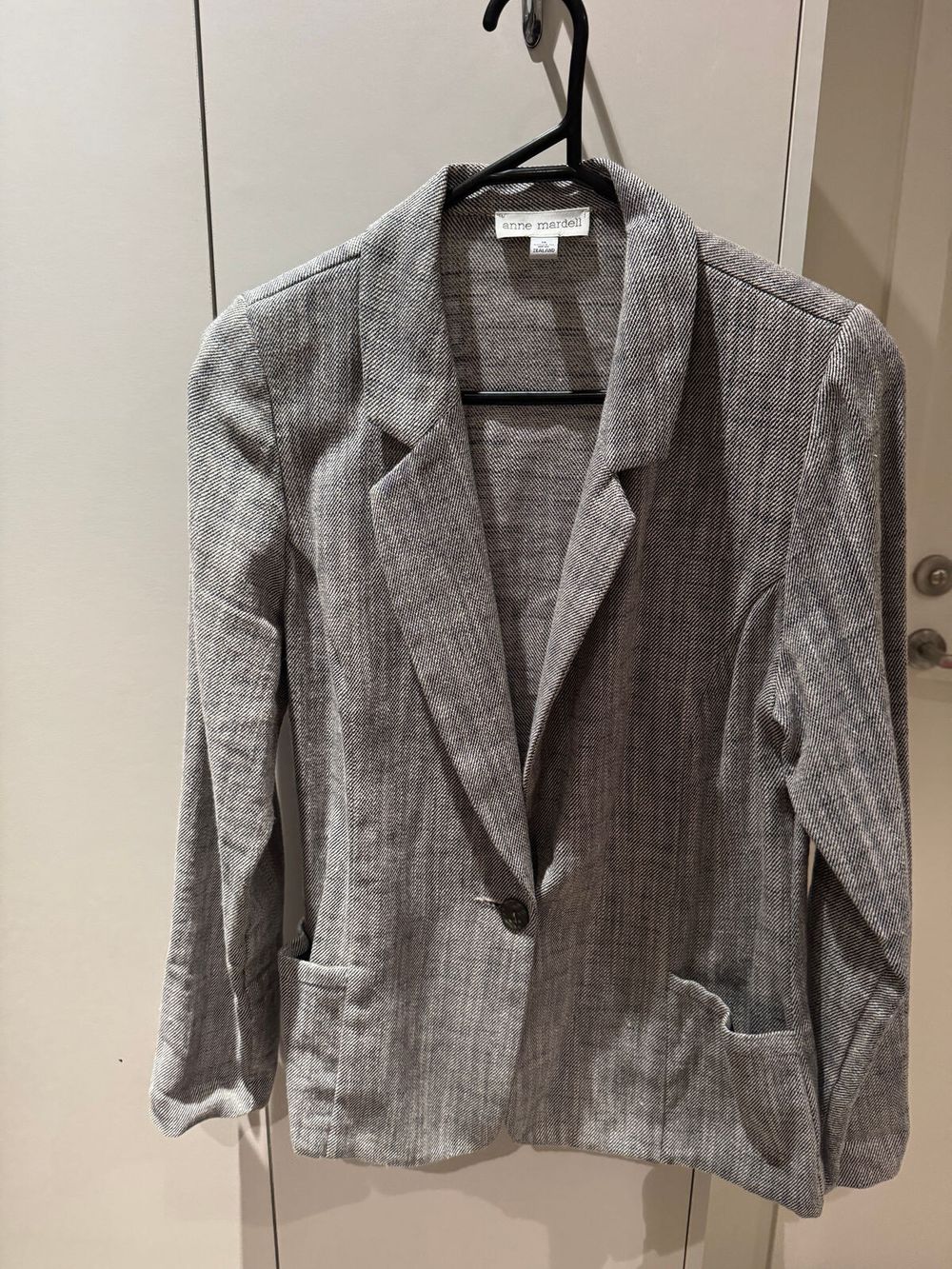 Blue Textured Blazer