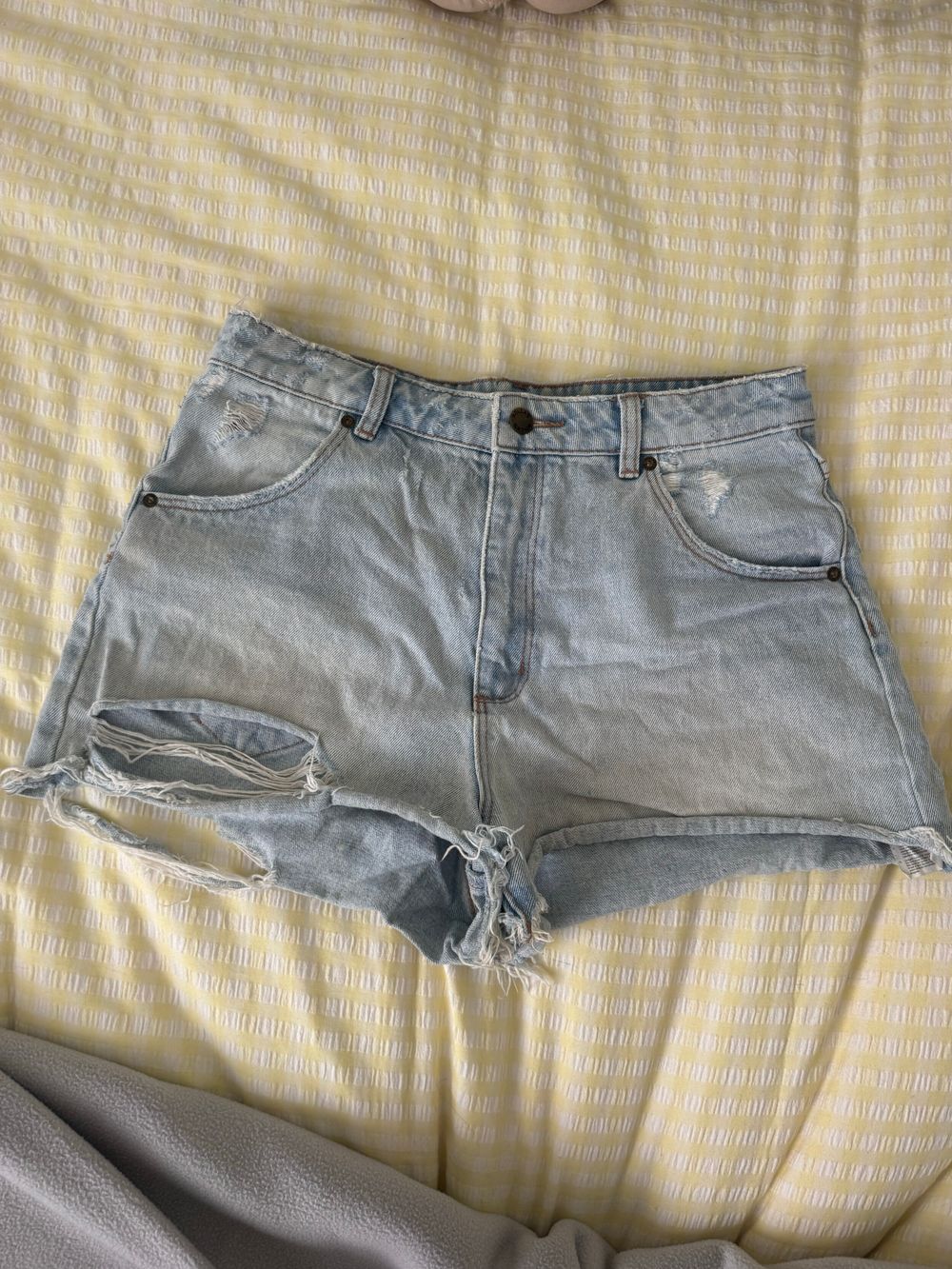 Rolla's Light Blue Denim Shorts
