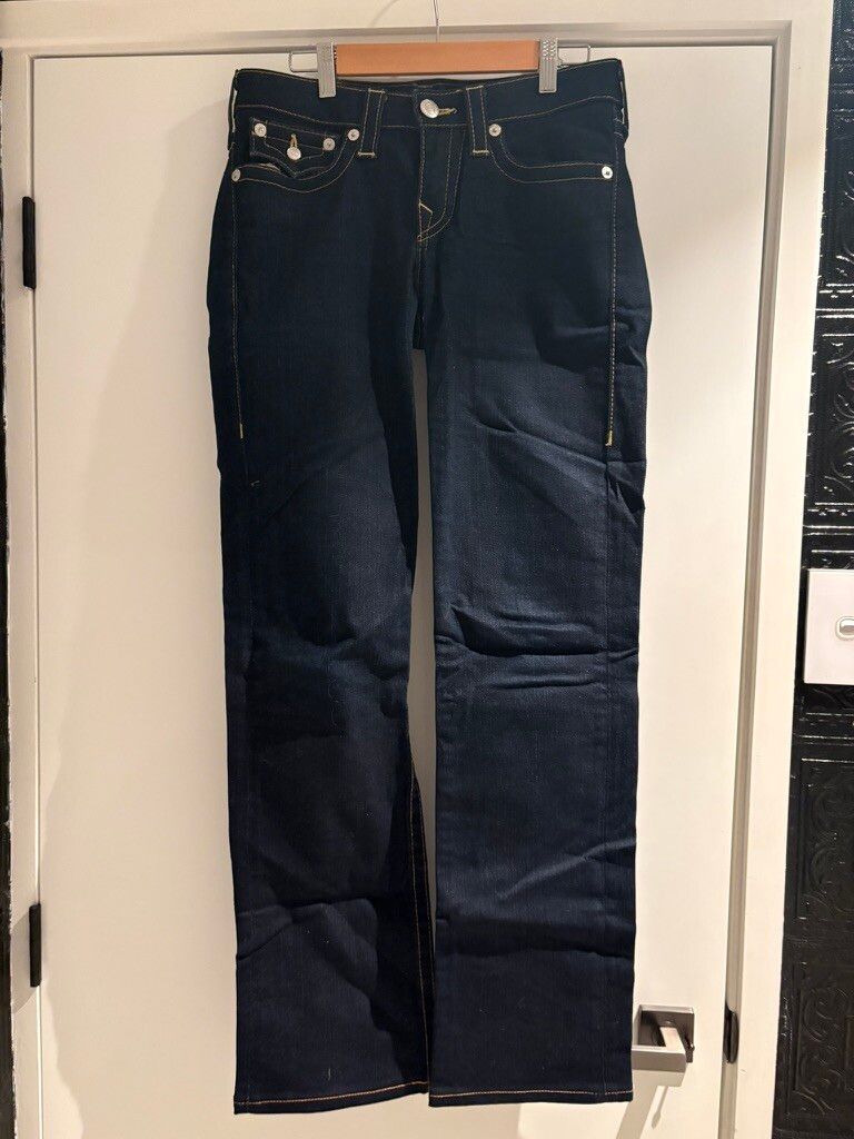 True Religion Billy Zebra Horseshoe Jeans Size 30