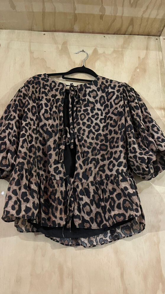 City Chic Brown Leopard Print top
