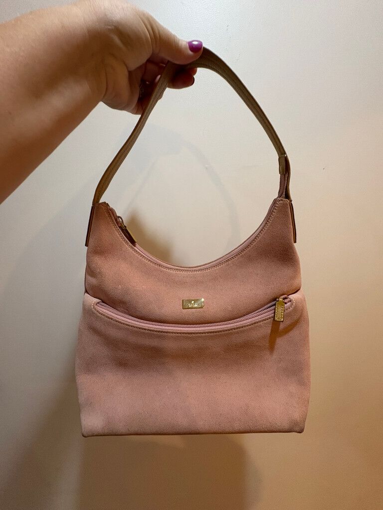 Gucci Pink Suede Hobo Bag