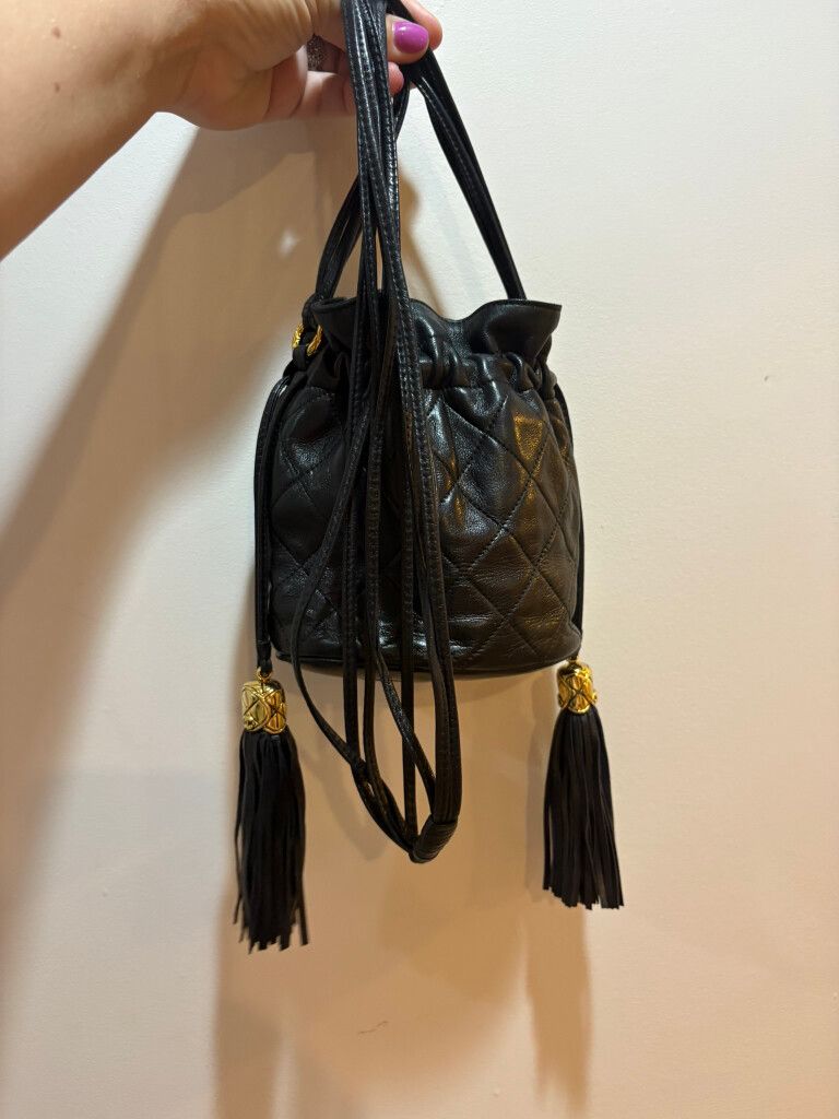 Chanel Mini Tassel Bucket Bag