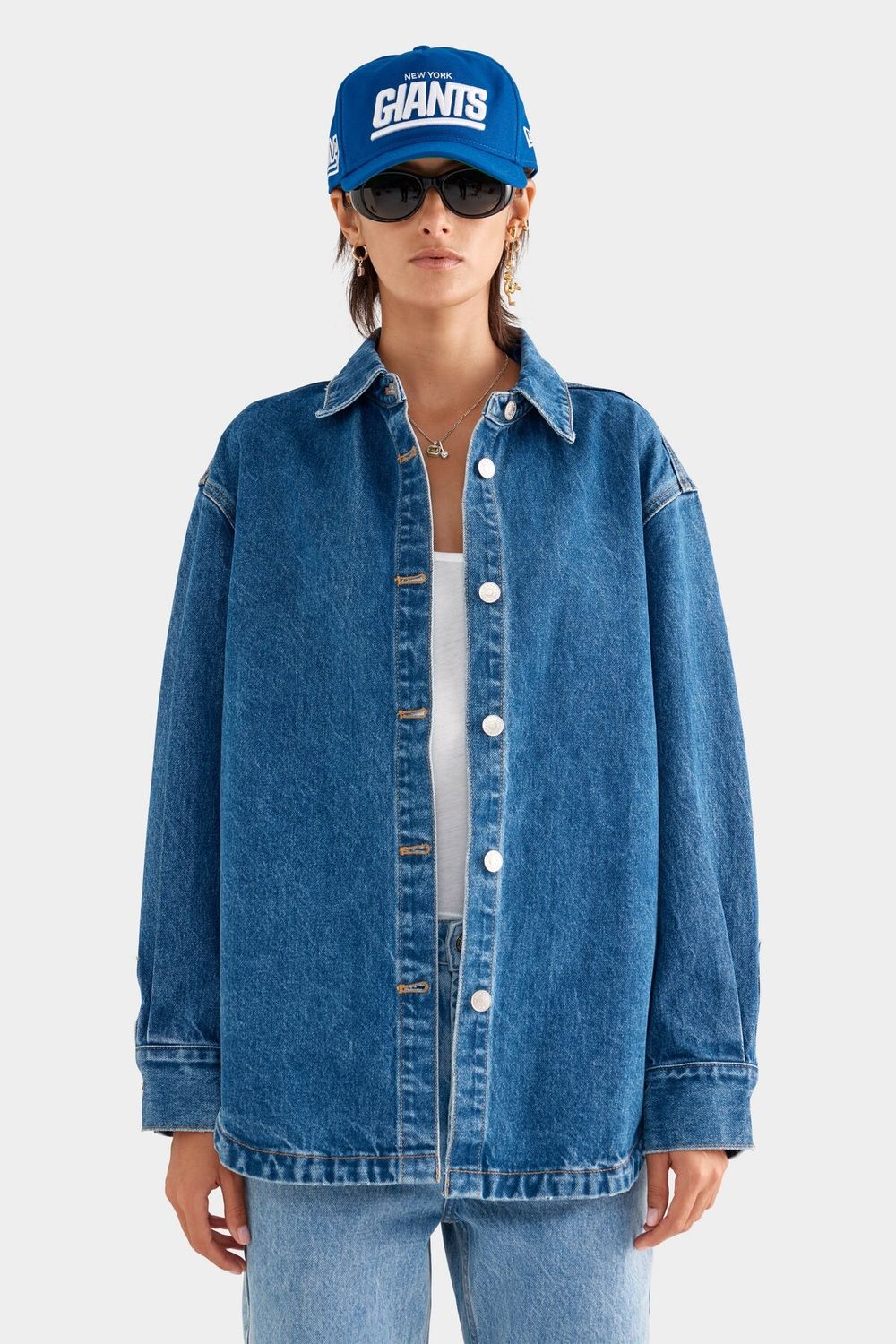 Womens Relaxed Denim Shirt