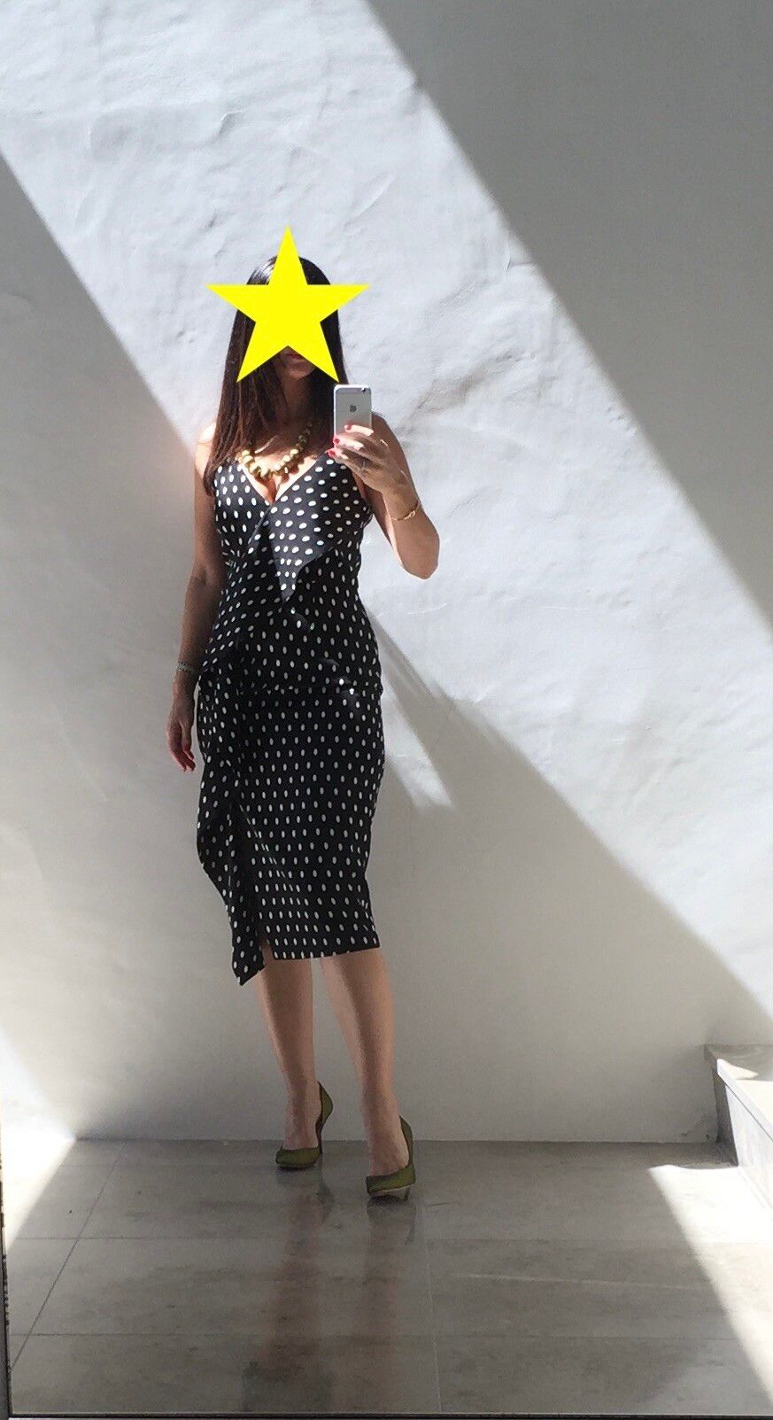 Black & White Polka Dot Dress