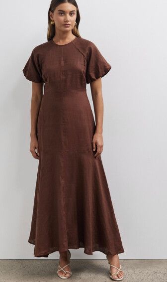 minima brown dress