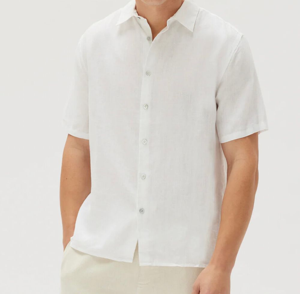 Short Sleeve Linen Shirt