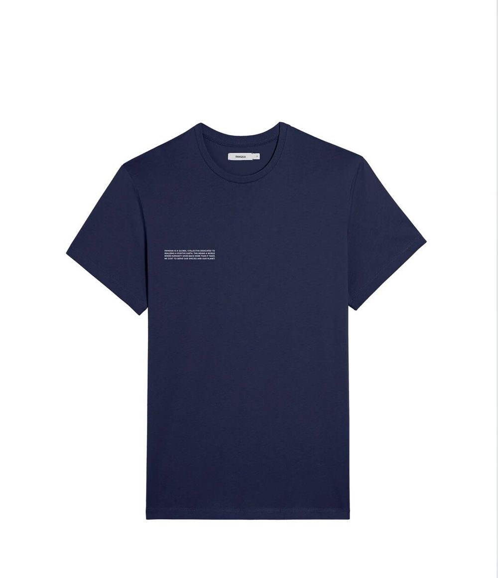 Pangaia Navy Blue T-Shirt