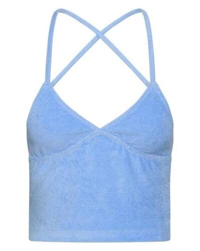 High rack baby blue  Top