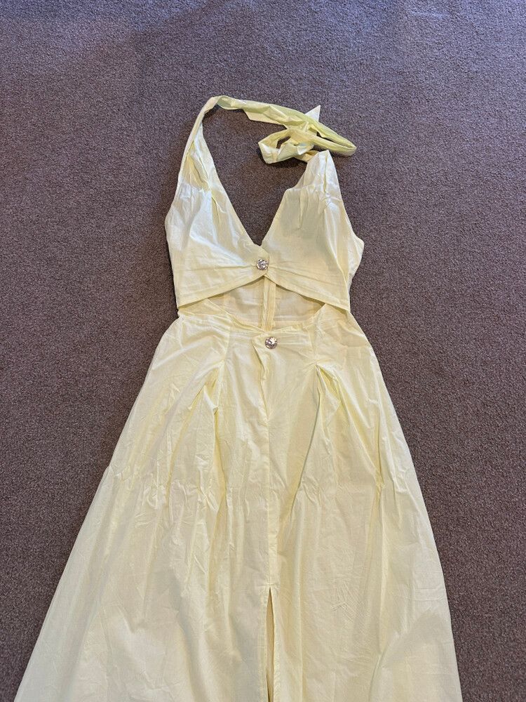 Wesley Halter Neck Maxi Dress