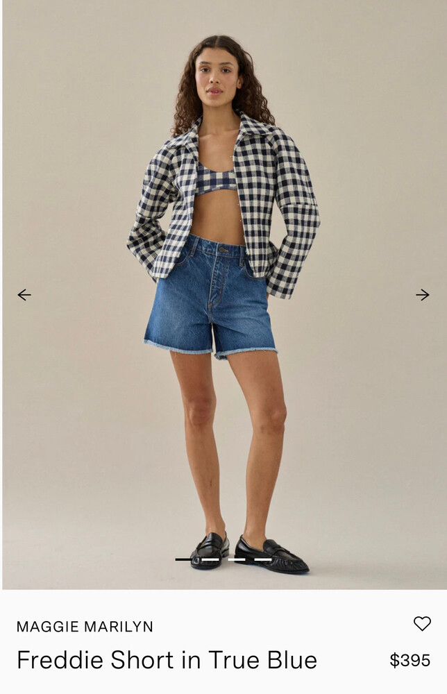 Maggie Marilyn Freddie Short - worn once!!