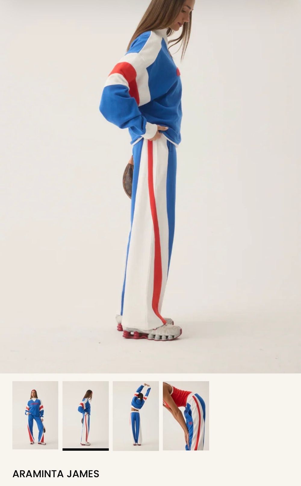 Araminta James Blue Track Pants - Mallorca track pant