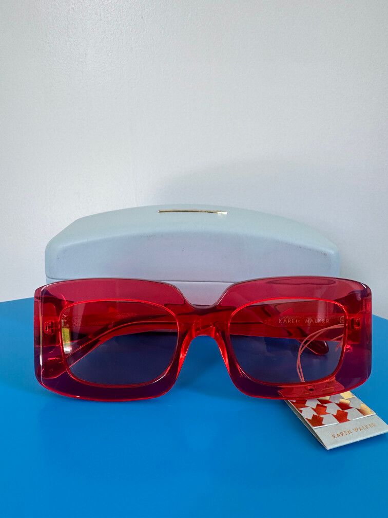 Karen Walker Loveville Watermelon Sunglasses