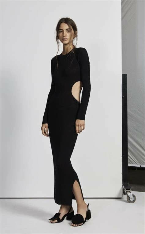Sir The Label - Marcelle Long Sleeve Dress on Designer Wardrobe Sir The Label - Marcelle Long Sleeve Dress on Designer Wardrobe