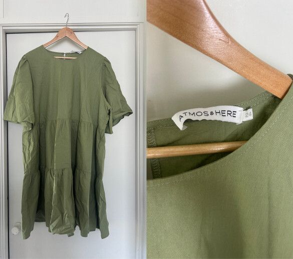 Atmos & Here Green Mini Dress