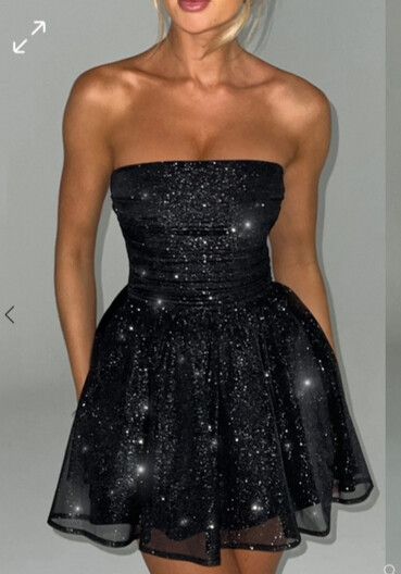 Babyboo Fashion - Sparkly Mini Dress on Designer Wardrobe