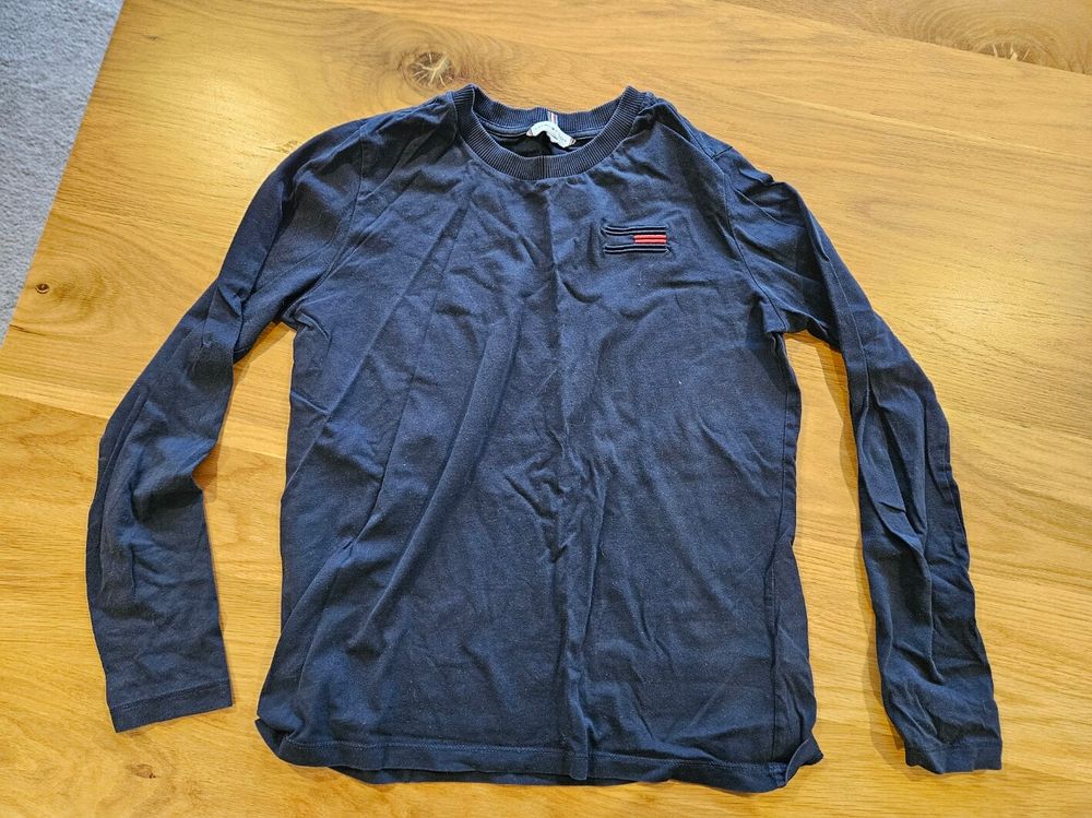 Long sleeve navy USA top