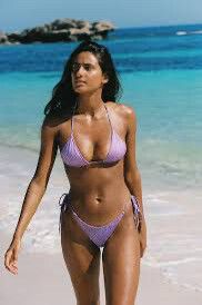 Triangl Purple Velvet Vinca Bikini Set