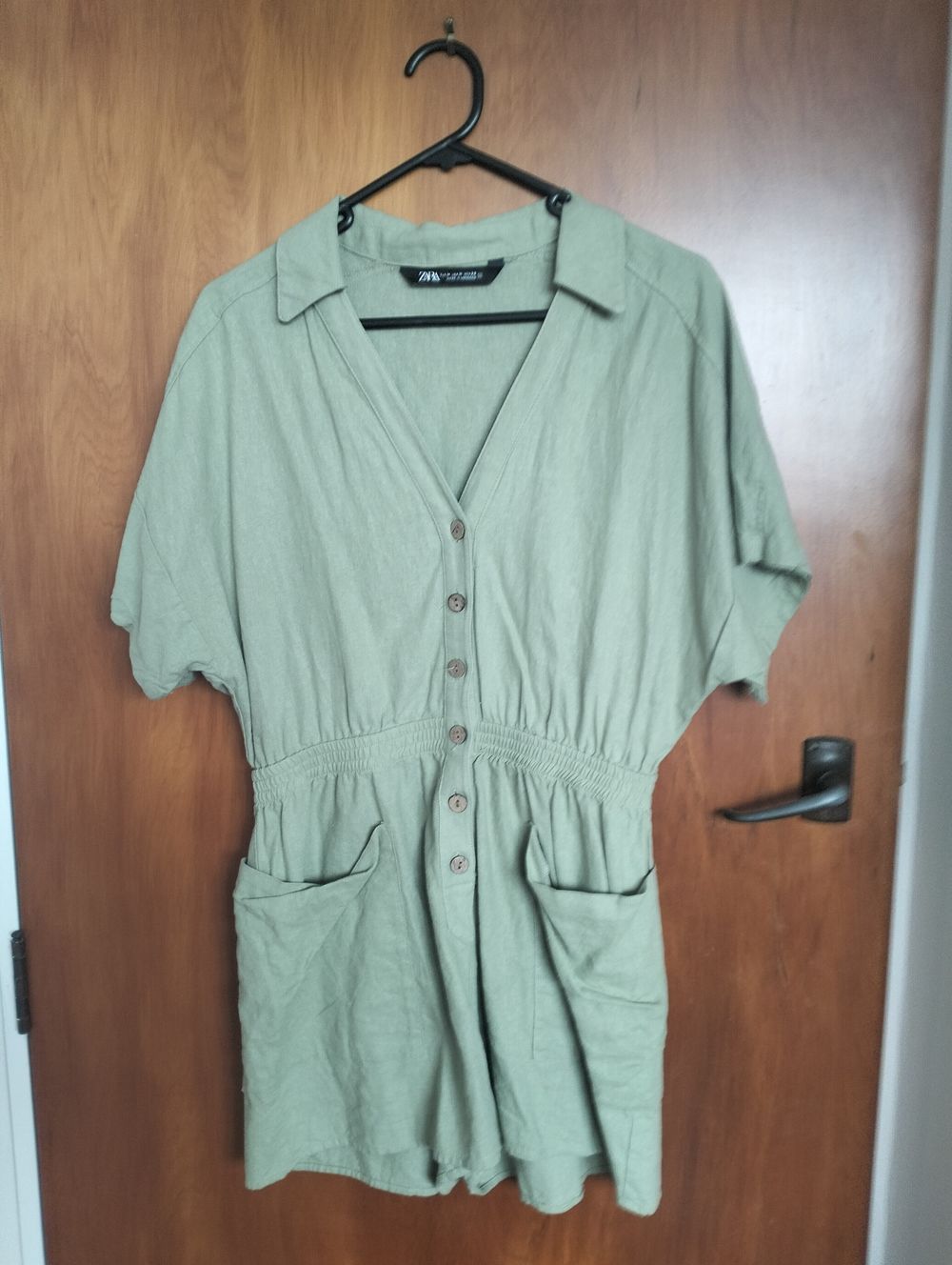 Zara Green Playsuit