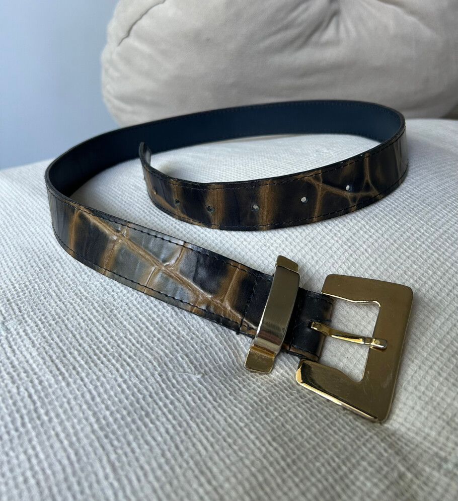 NZ Made Vintage Leather Belt