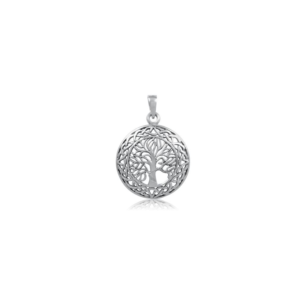 NEW Sterling Silver 925 Pendant | Tree of Life/Celtic surround
