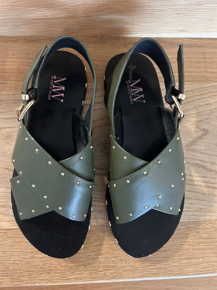 Kathryn Wilson Green Sandals