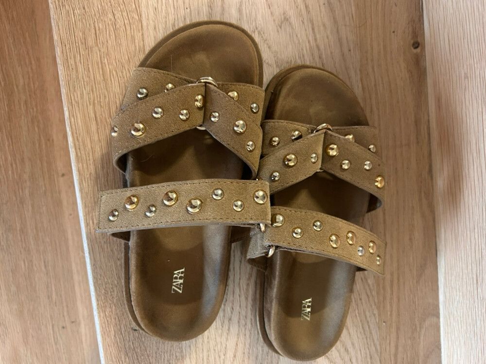 Zara Brown Sandals size 36