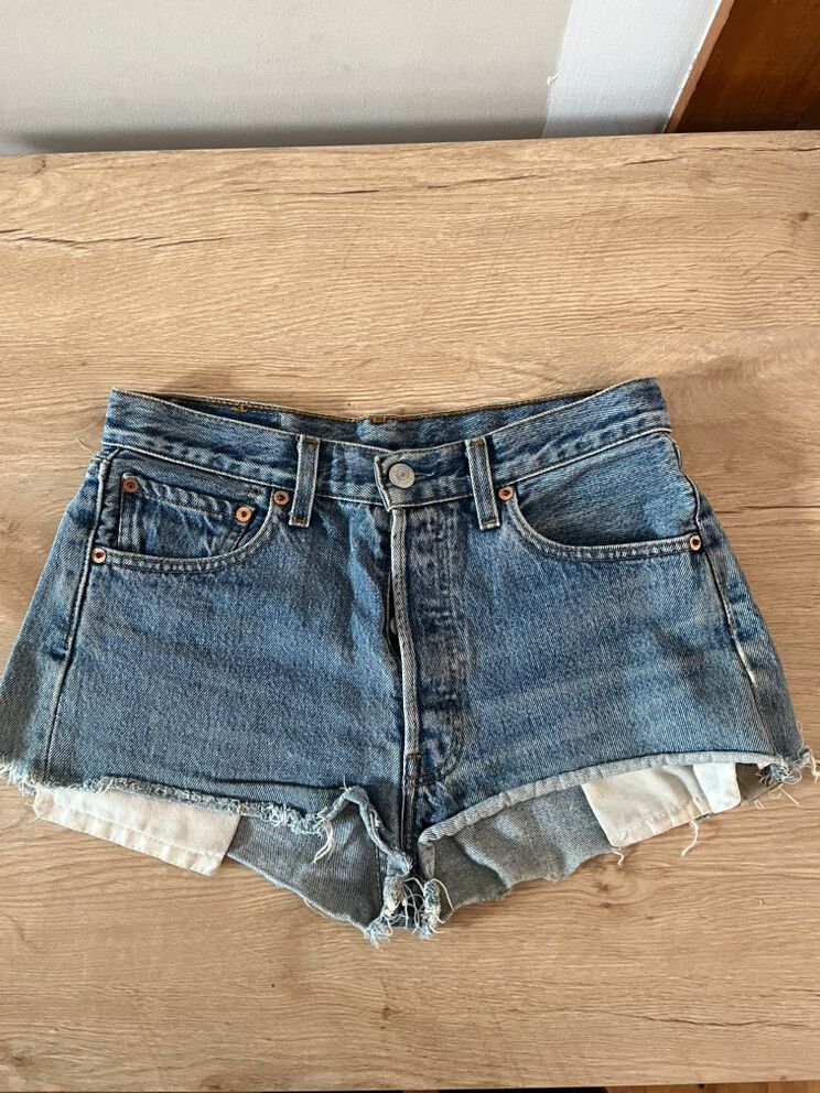Levi's Blue Denim Shorts
