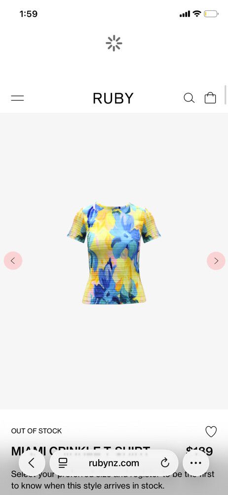 RUBY Miami Crinkle Top