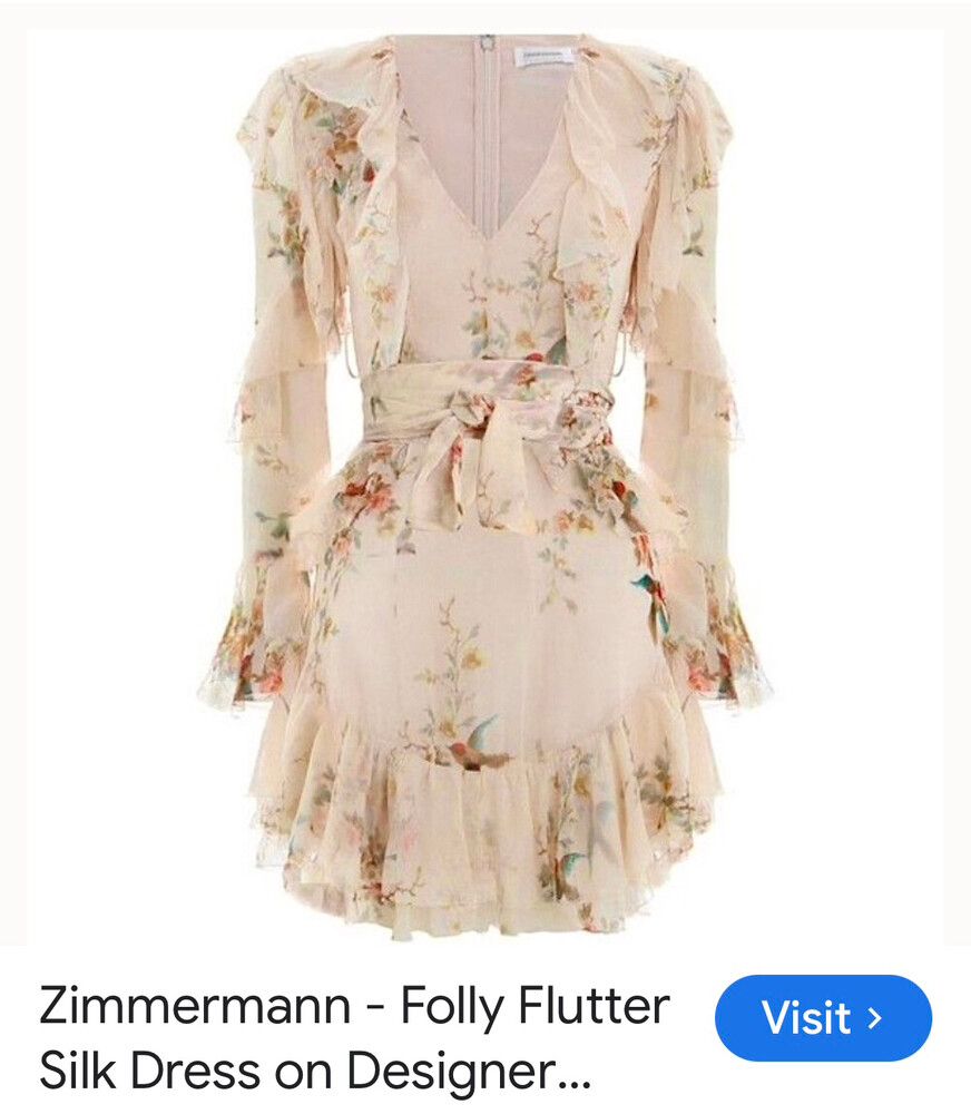 Zimmerman Folly Flutter Floral Dress