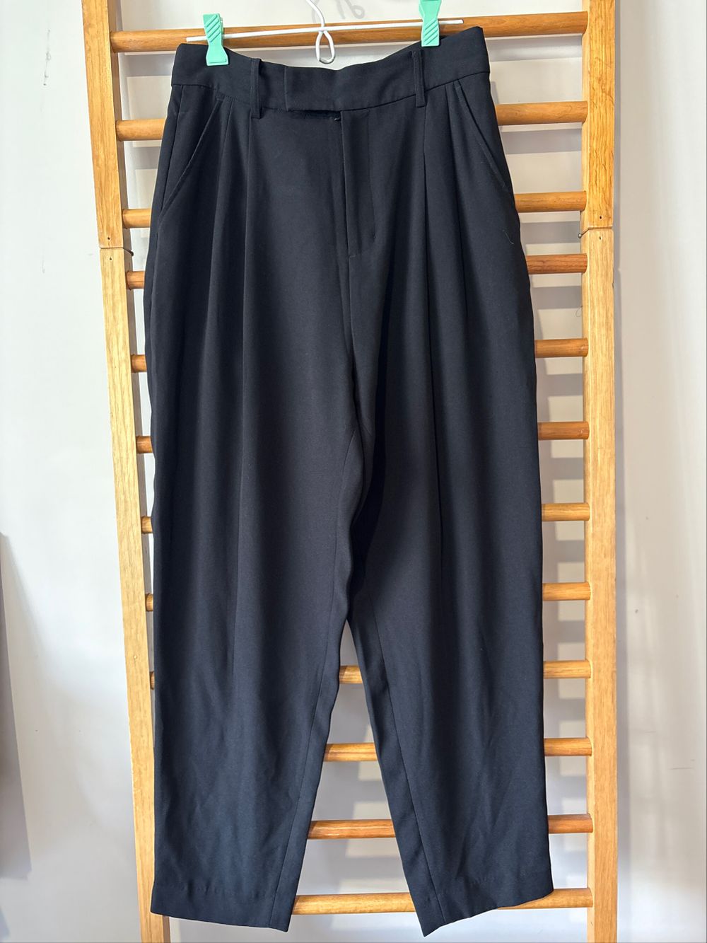 Black Tailored Work Pants