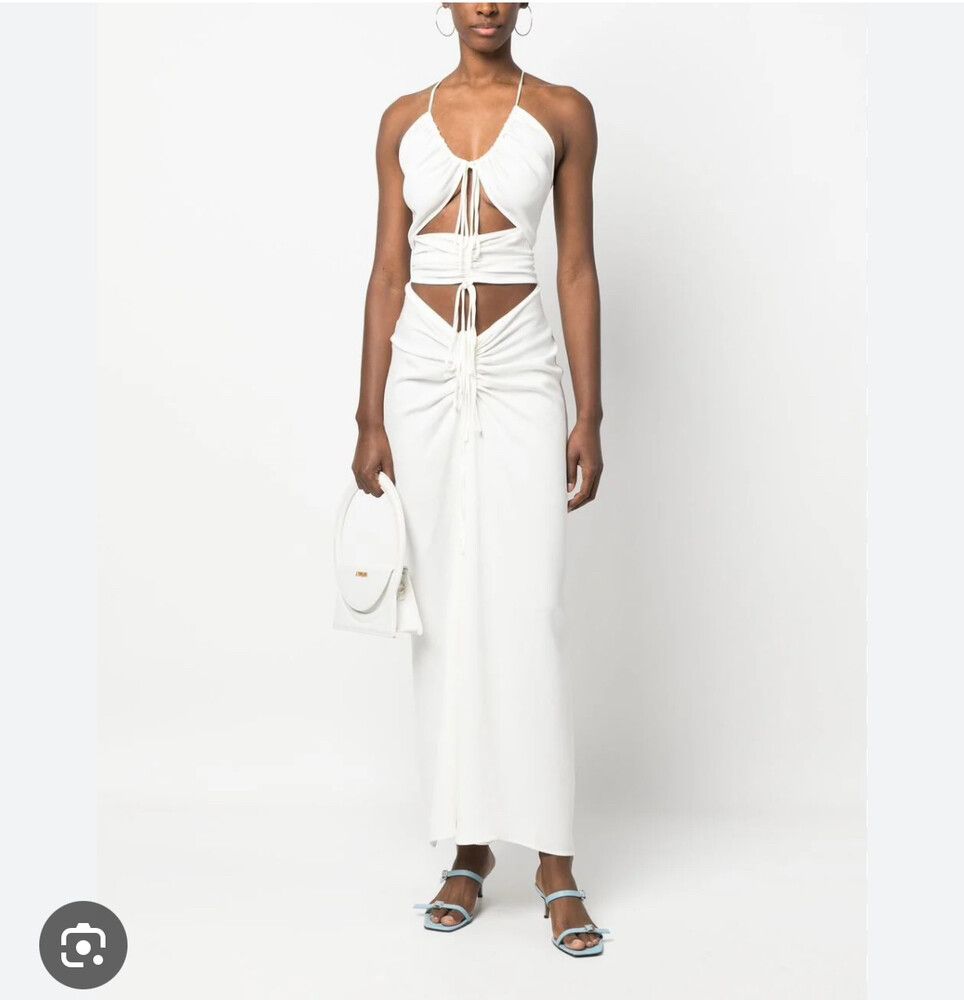 Christopher Esber cut-out Ruched Maxi Dress