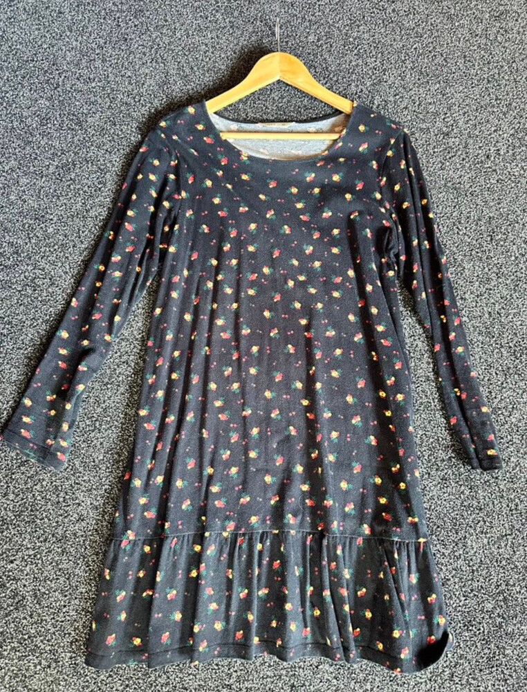Long Sleeve Flower Print Dress