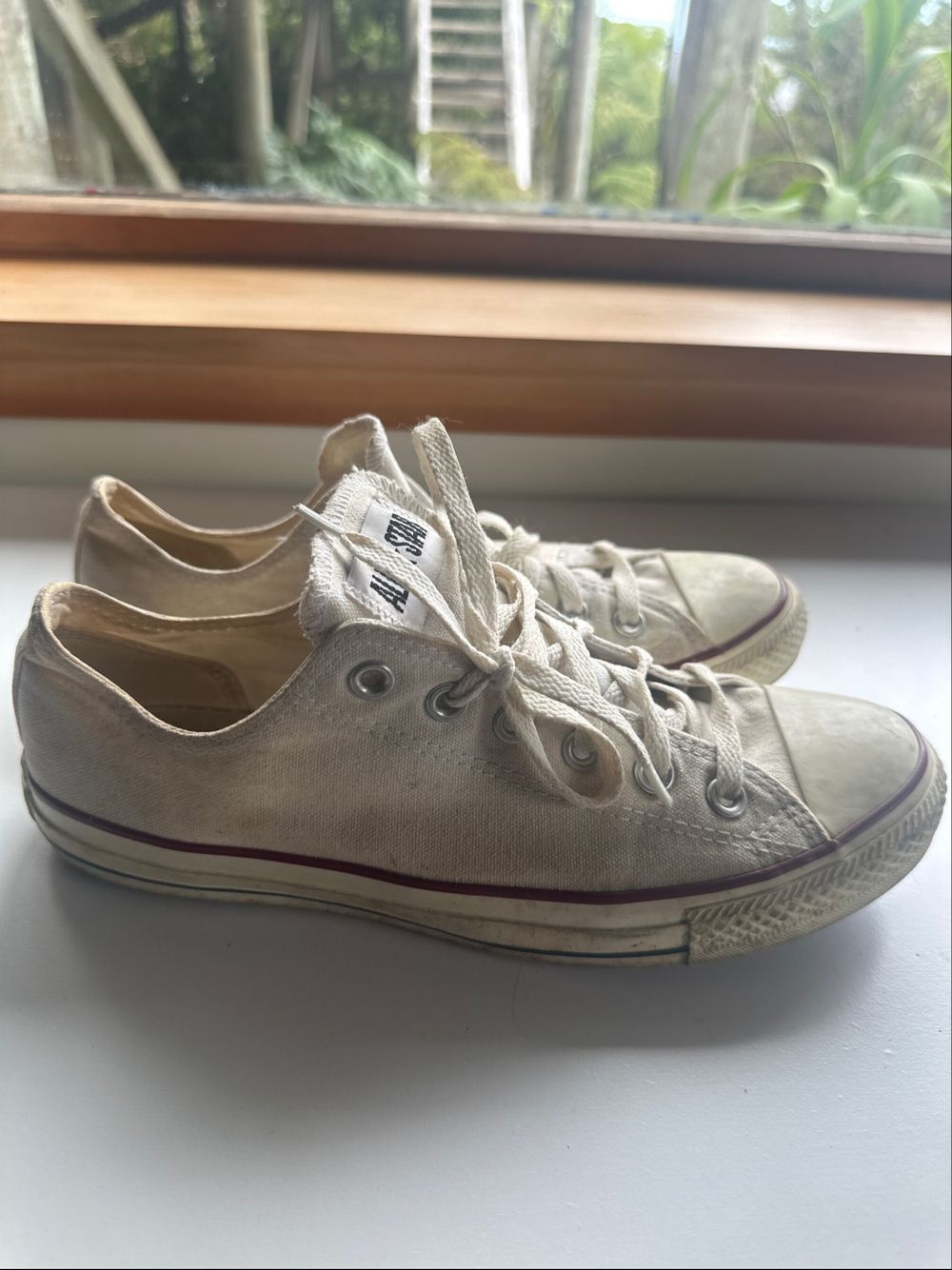 White Low Converse All Star