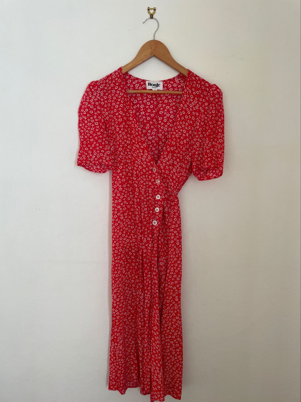 rouje brown polka dot dress Zapakasa Women Brown Chiffon Polka Dots Dress Halter Neck A-Line Party Dress