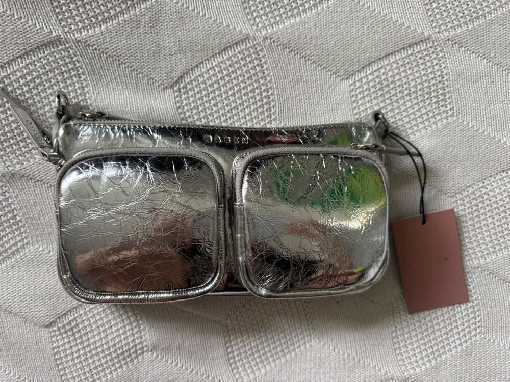 NEW SABEN NINA CROSSBODY BAG - SILVER