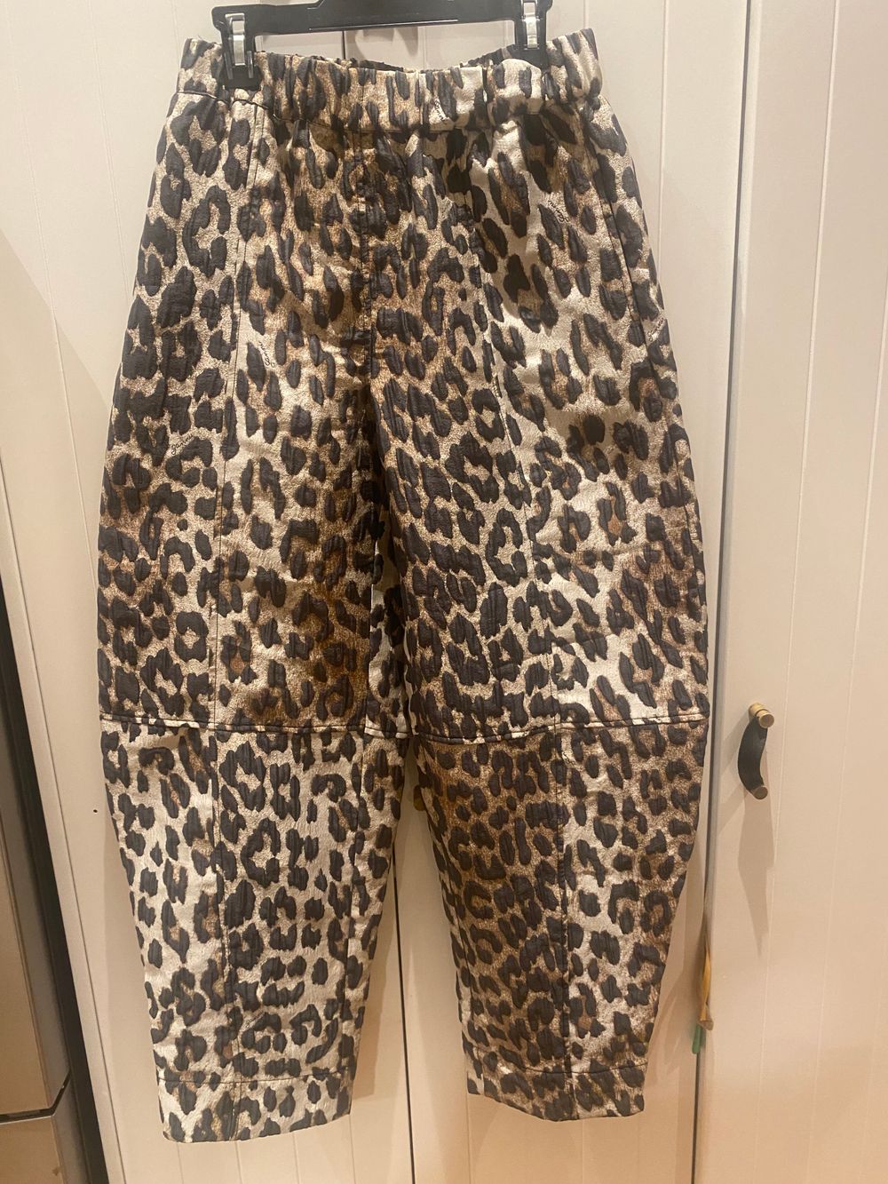 【関税&送料込】Ganni Leopard Print Denim Stary Jeans Leopard Leopard Denim Stary Jeans | GANNI KR 가니