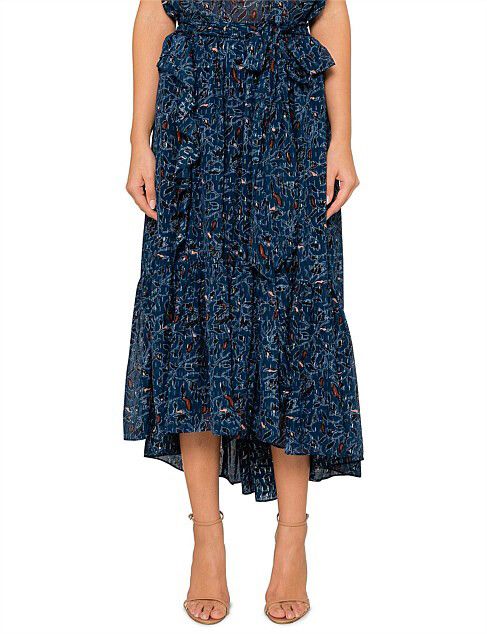 Ulla Johnson Silk Skirt Size S