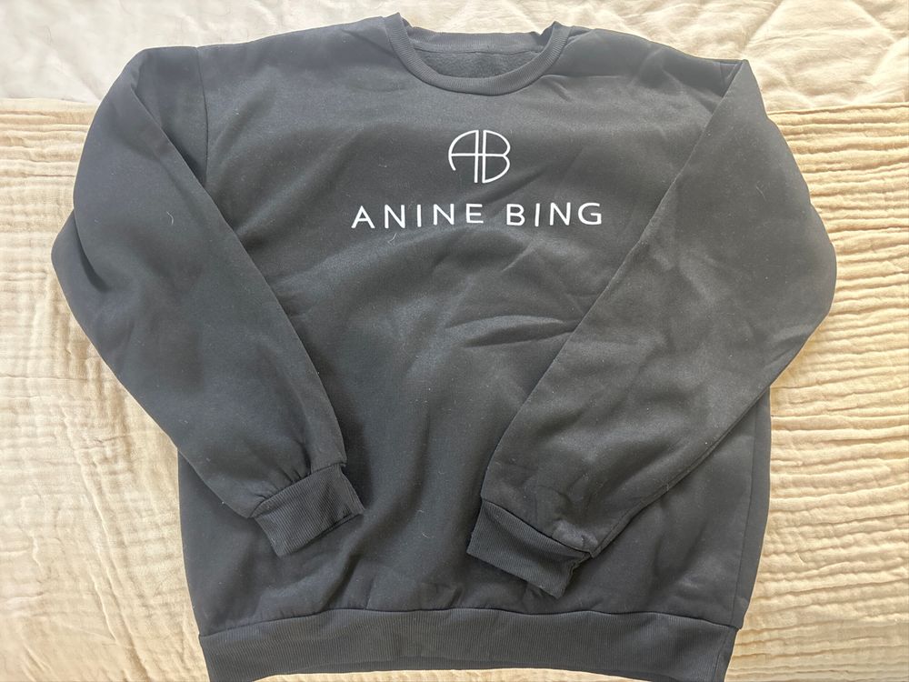 Anine Bing Black Crew