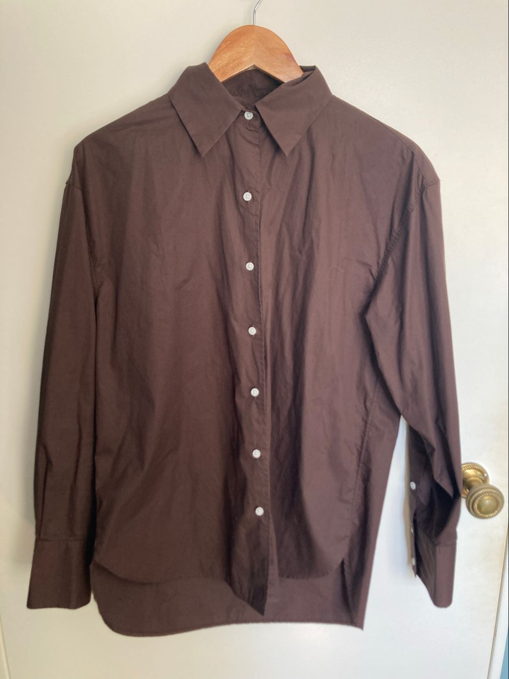 Assembly Label Brown Shirt