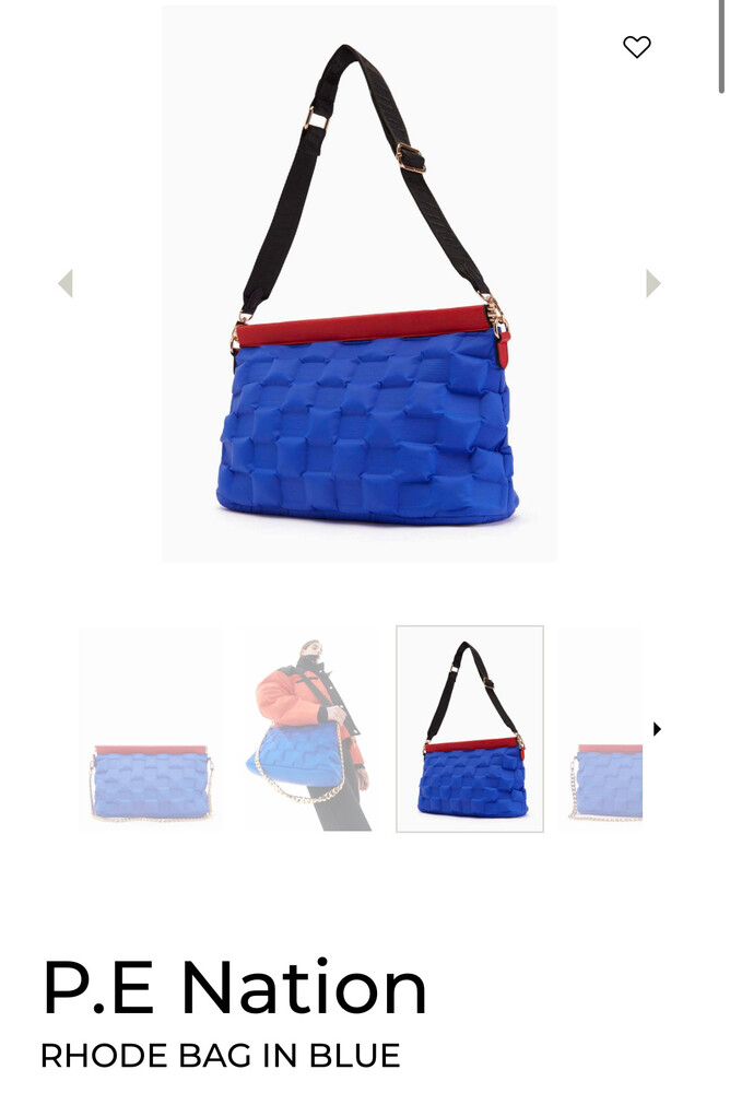 PE Nation Rhode Blue Crossbody Bag