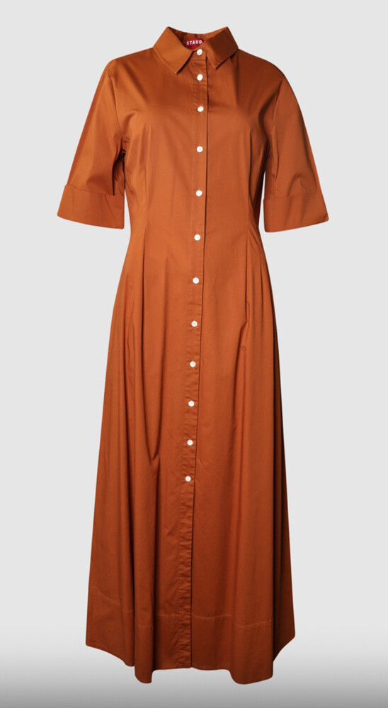 STAUD - Staud Maxi Shirt dress, Joan Dress on Designer Wardrobe