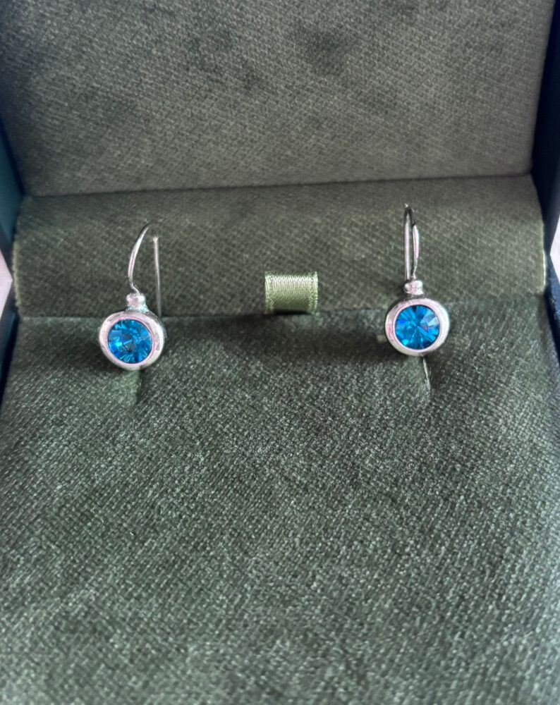 Swarovski crystal drop earrings
